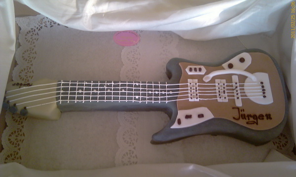 Gitarre 3D Torte