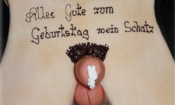 Erotische Geburtstagstorte
