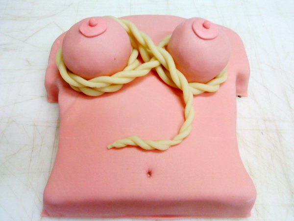 Erotische Torte Boundage