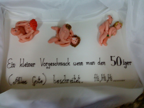 Erotische Geburtstagstorte