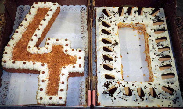 Geburtstags Zahlentorte 3D Torte