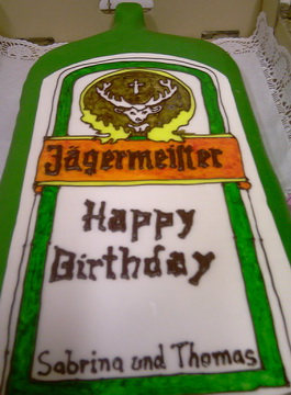 Geburtstagstorte J�germeister 3D Torte