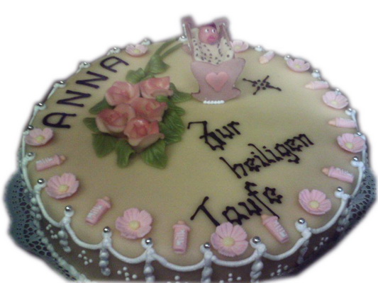 Torten zur heiligen Taufe