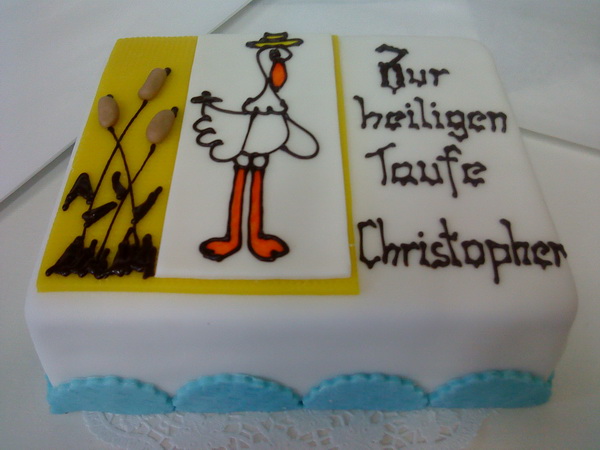 Torten zur heiligen Taufe